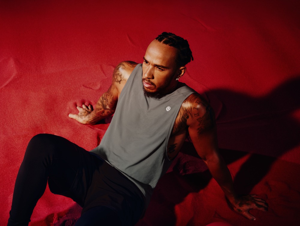 Lewis Hamilton Lululemon