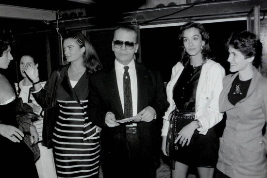 Karl Lagerfeld Vernissage München 1993