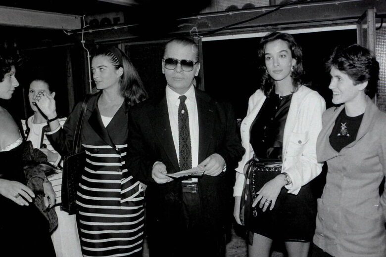 Karl Lagerfeld Vernissage München 1993
