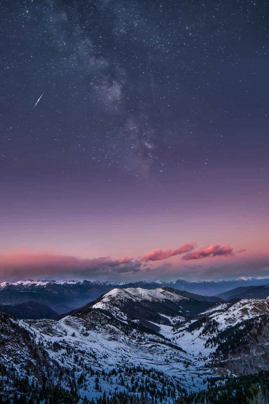 Sternenhimmel über Österreich